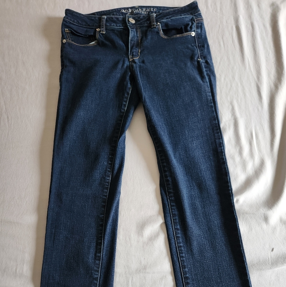 American Eagle Dark Blue Skinny Jeans